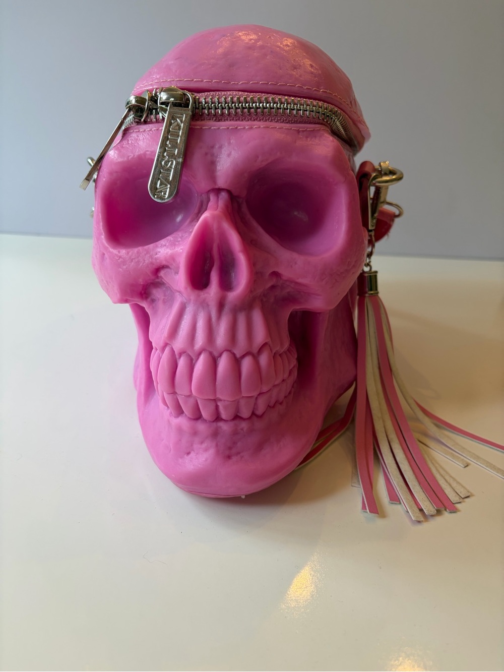 KillStar Grave Digger Pink Skull Bag